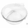 Стекло дверки (люка) Haier 0021400015